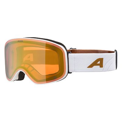 Превью  Маска горнолыжная ALPINA Slope Q White/Gold Matt/Gold (A7296811)